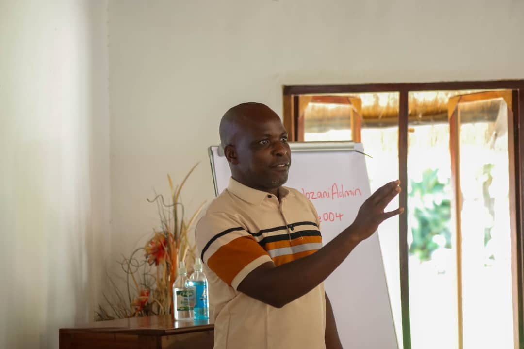 Facilitator leading a workshop session